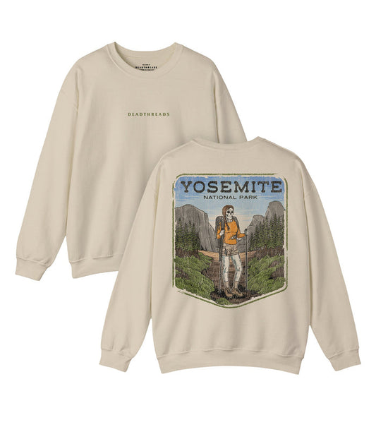 YOSEMITE NATIONAL PARK (FEMALE) - “DT ESSENTIAL" CREWNECK SWEATSHIRT – Sweatshirt – Dead Threads Apparel