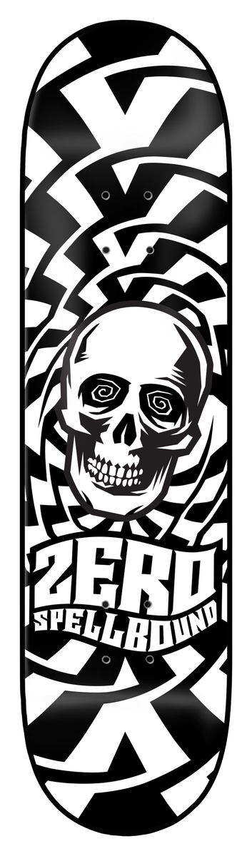 ZERO SPELL BOUND BLACK DIPPED DECK (8.25)