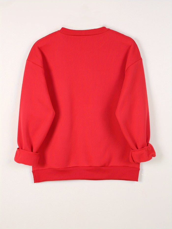 ZOEY – DOUBLE HEART GRAPHIC SWEATSHIRT