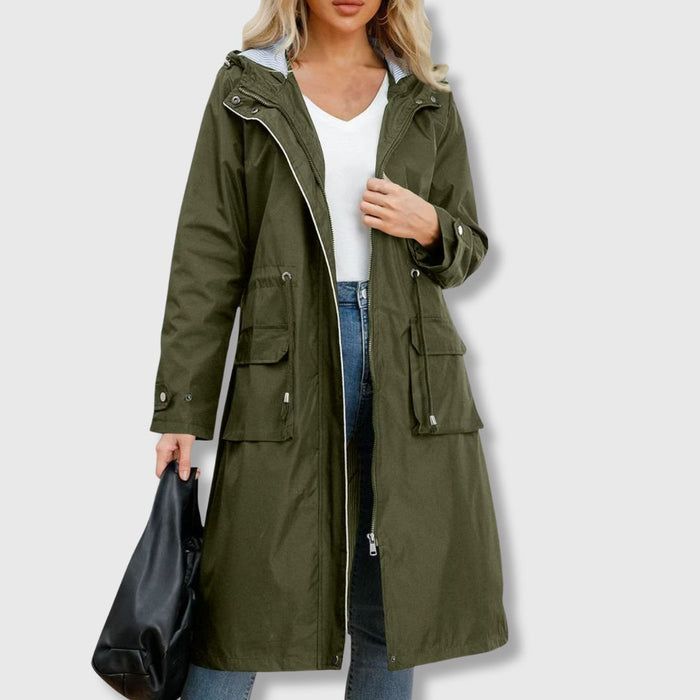 ZYRA - BAY MIST CLASSIC TRENCH COAT